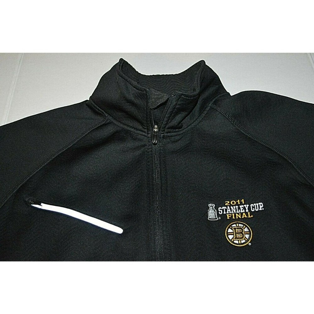 Antigua Boston Bruins 2011 Stanley Cup Final Men's Black Jacket Sz XL - Picture 6 of 11